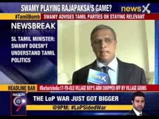 Sri lankan Tamil leaders lash out at Subramanium Swamy