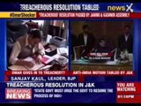 ‘Treacherous’ resolution passed by Jammu and Kashmir assembly