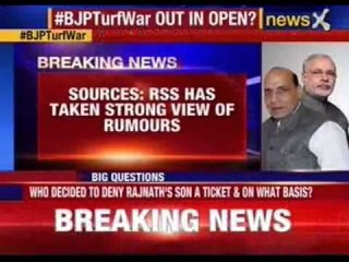 RSS upset over rift in BJP