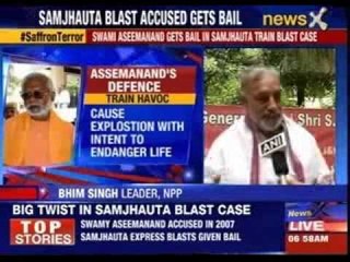 Swami Aseemanand gets bail in Samjhauta train blast case