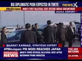 PM Modi arrives in Japan, eyes breakthrough nuclear pact