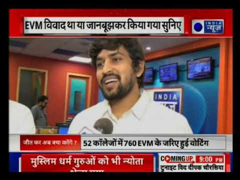 All about EVM controversy in DUSU elections: Election winners 2018 live on India News