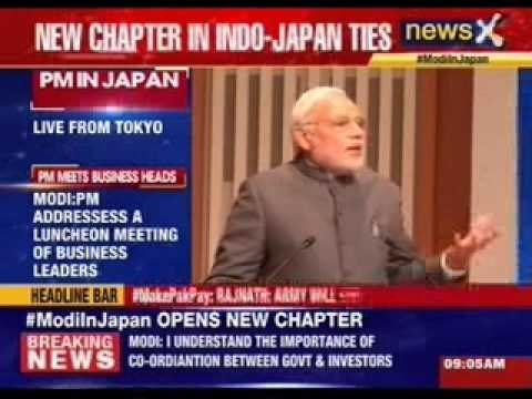 PM Narendra Modi addresses business leaders meet
