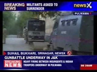 Encounter between militants, security forces in Pulwama