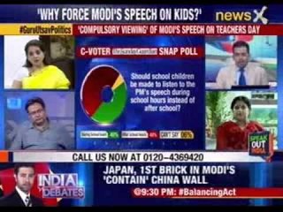 Speak Out India: Modi #GuruUtsav - ‘Why force Modi’d speech on Kids