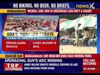 Goa: Michael Lobo - Indian men should wear swimming trunks