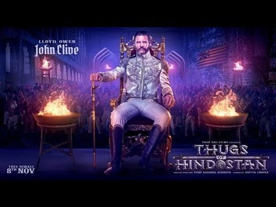 Thugs Of Hindostan: John Clive motion poster |  Amir Khan | John Clive in Thugs Of Hindostan