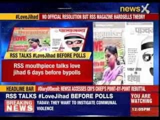 RSS magazines endorse love Jihad theory before bypolls