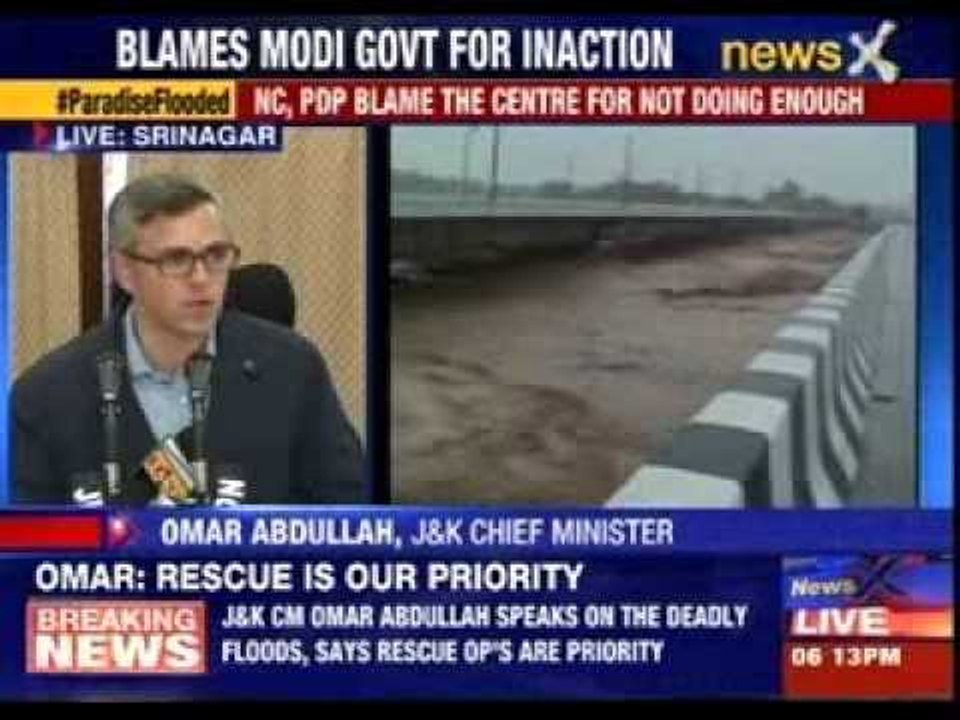 Jammu and Kashmir Chief Minister Omar Abdullah...