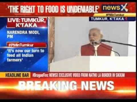 PM Narendra Modi endorses clean India campaign in Karnataka