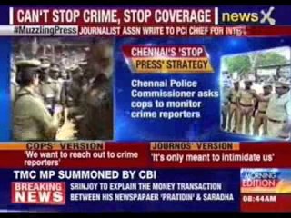 Circular sent to Chennai cops to ‘handle’ reporters
