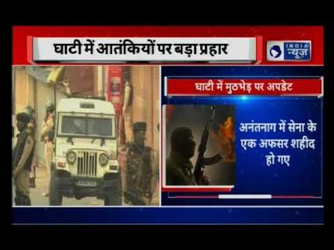 Jammu and Kashmir: 3 separate encounters underway | जम्मू-कश्मीर में एक आतंकी और एक नागरिक की मौत