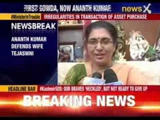 Ananth Kumar’s wife Tejaswini cries foul