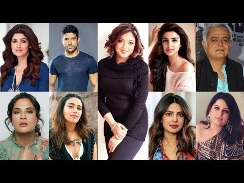 Tanushree Dutta vs Nana Patekar: From Priyanka Chopra, Twinkle Khanna, all Bollywood come in support