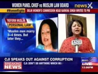 Barkha Singh demands change in Muslim personal law