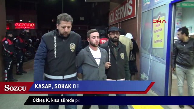 Kasap, sokak ortasında dehşet saçtı!