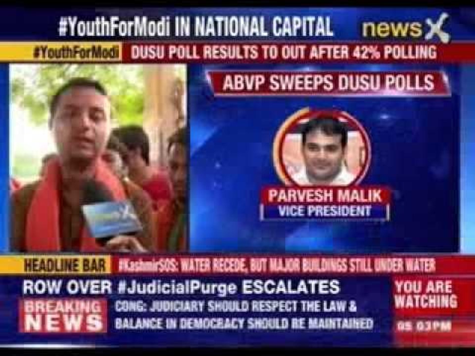 ABVP retains all 4 posts of DUSU