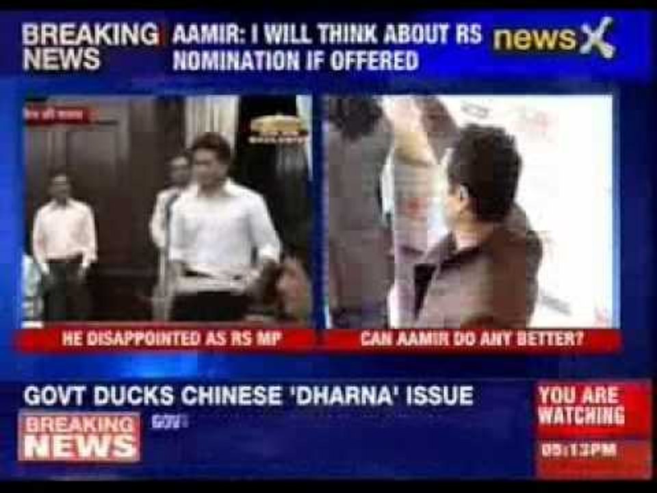 Aamir Khan open to Rajya Sabha nomination