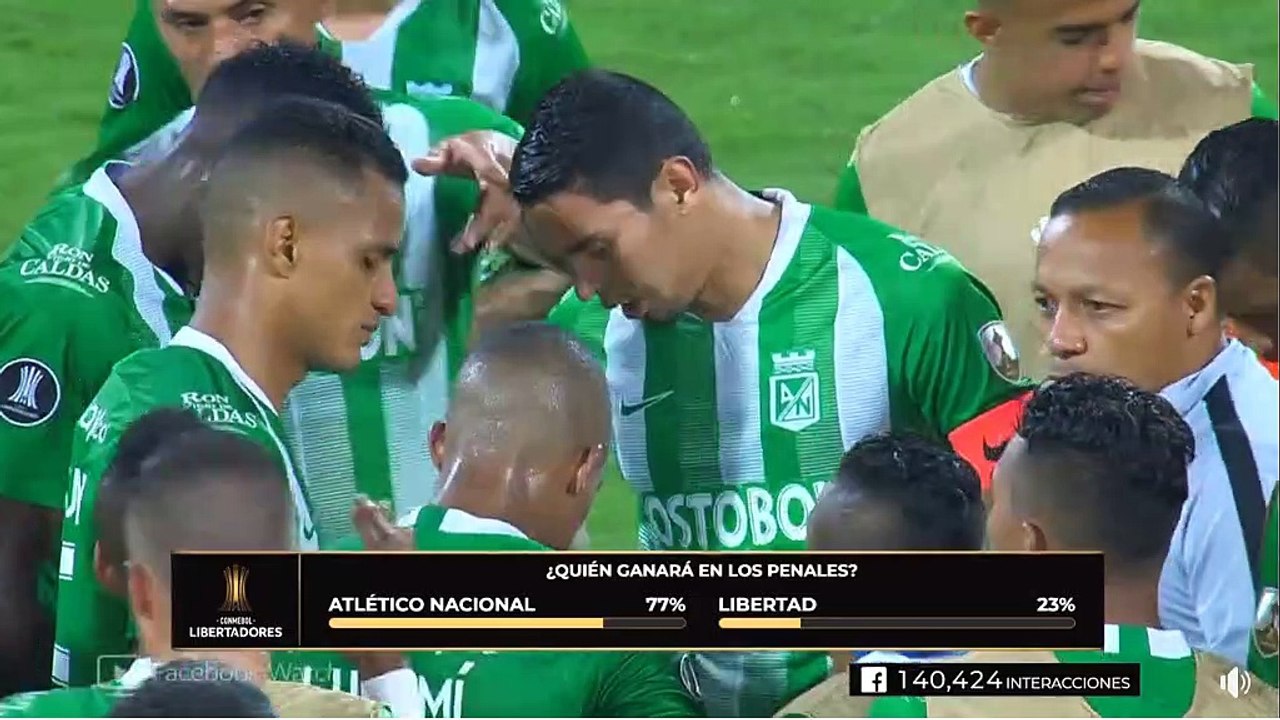 ATLETICO NACIONAL 4-5 LIBERTAD PENALES | RESUMEN