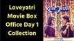 Loveyatri Movie Box Office Day 1 Collection: Loveyatri Film; Aayush Sharma; Warina Hussain