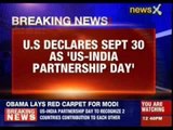 U.S declares September 30 as ‘US – India partnership day