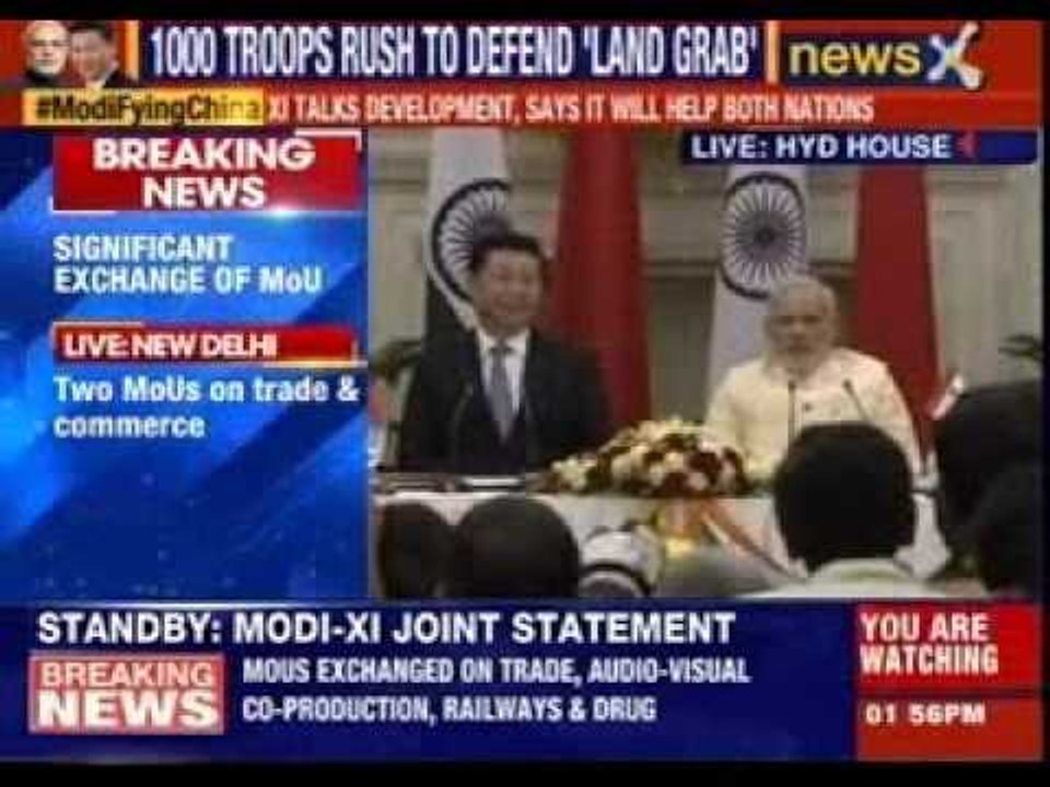 PM Modi discusses border stand – off with Xi Jinping