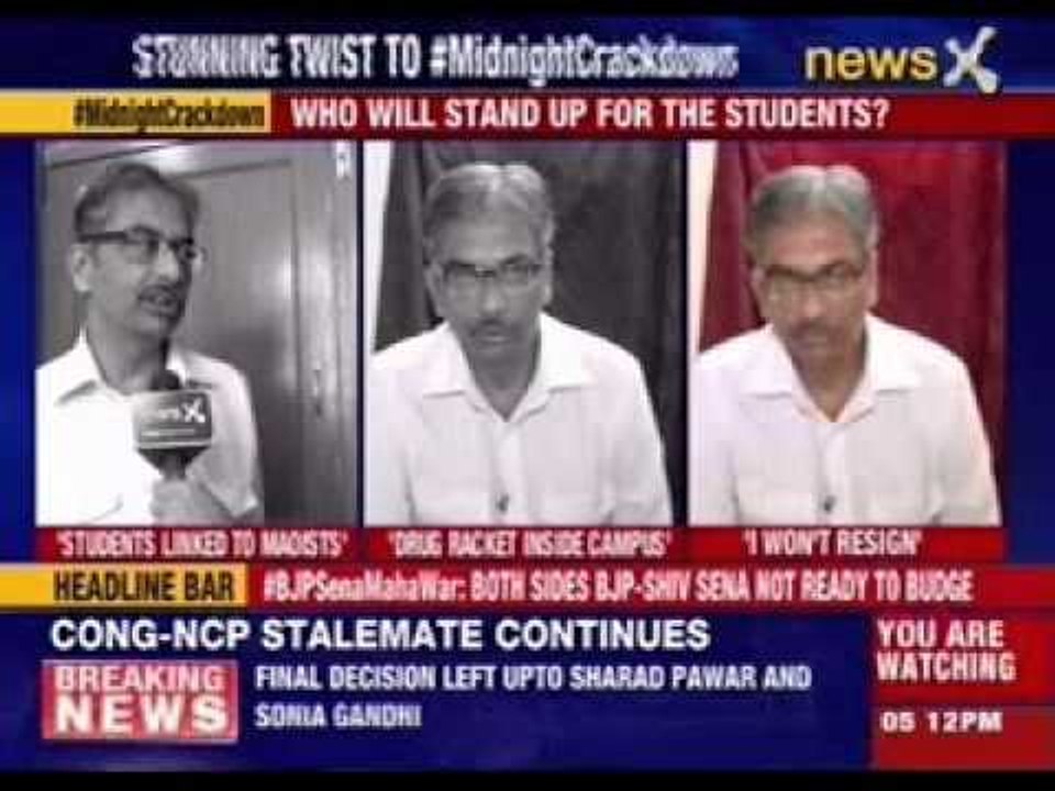 Jadavpur University VC shifts the blame on students