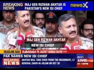 Major General Rizwan Akhtar is Pakistan's new ISI chief
