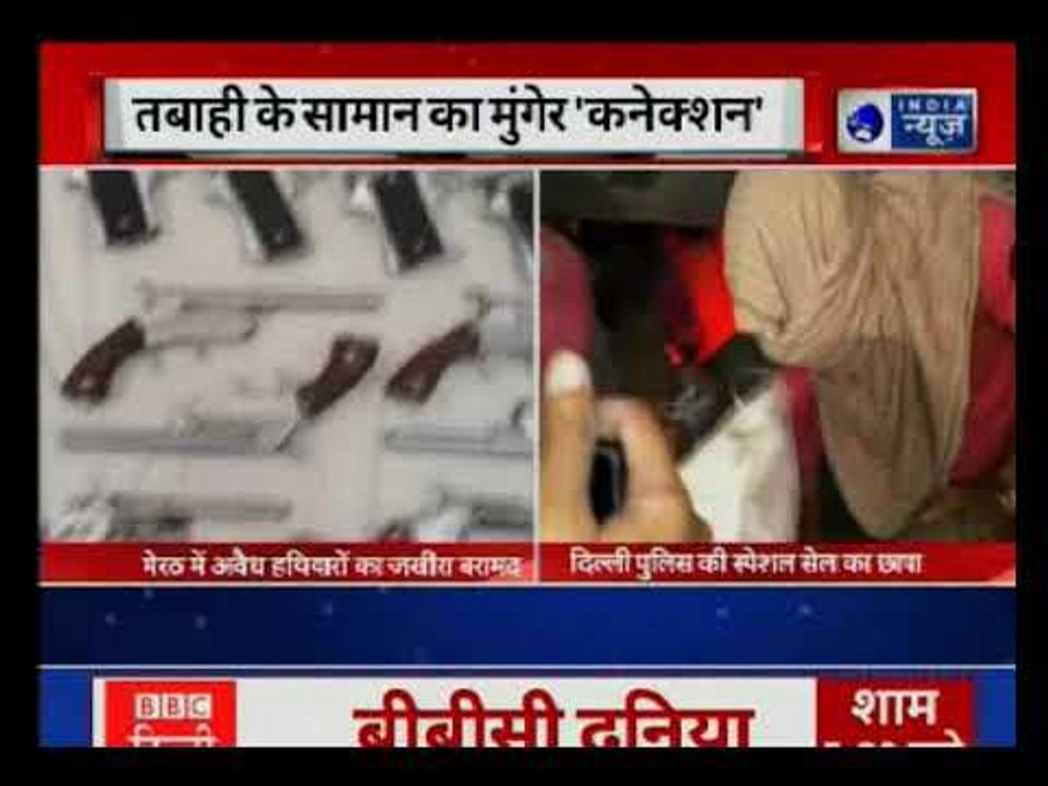 Illegal weapons factory exposed in Meerut | मेरठ में हथियारों की अवैध फैक्ट्री का पर्दाफाश