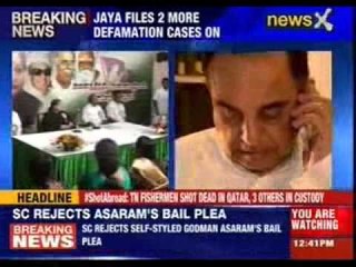 Jayalalithaa files 2 more defamation cases on Swamy