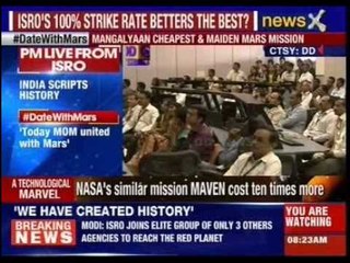 #DateWithMars: Mangalyaan successfully enters Mars' orbit