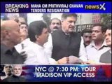 Maharashtra CM Prithviraj Chavan tenders resignation