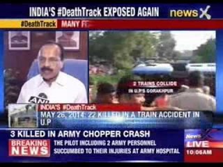 India's #DeathTrack exposed again; Two trains collide in Uttar Pradesh