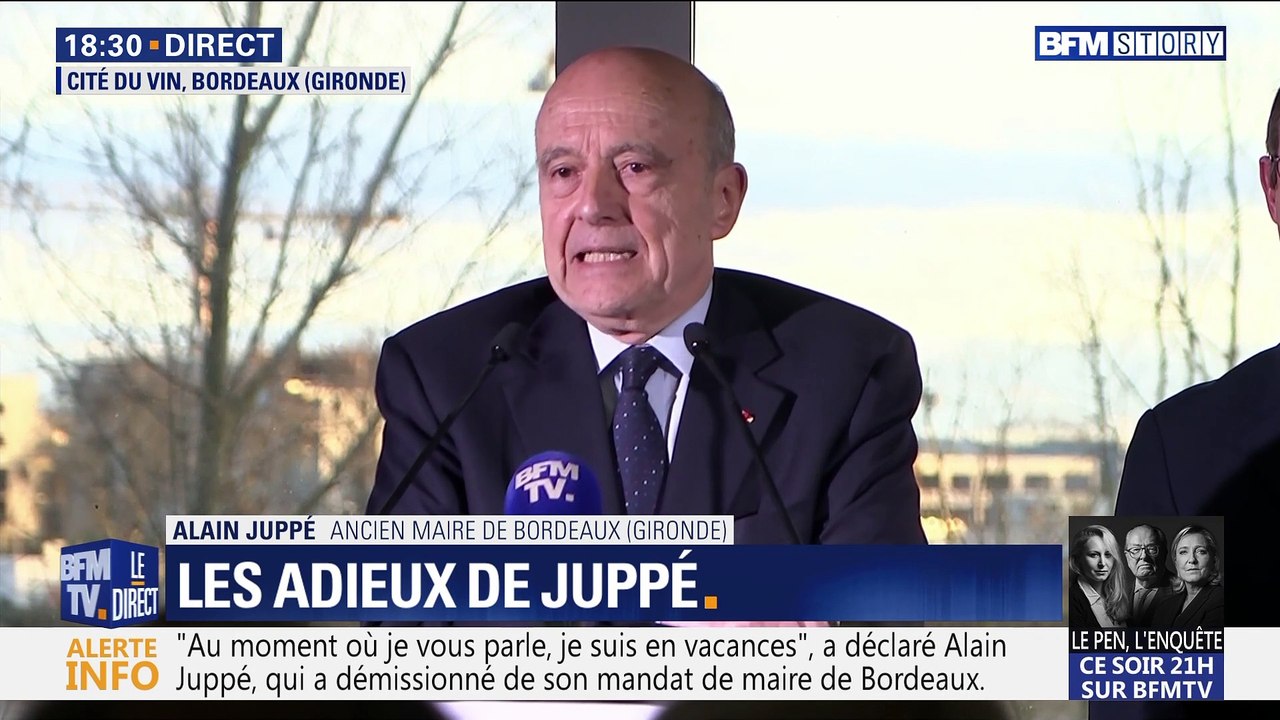Les adieux d'Alain Juppé (1/2)