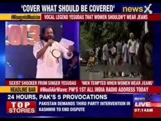 Singer Yesudas says women in jeans against Indian culture