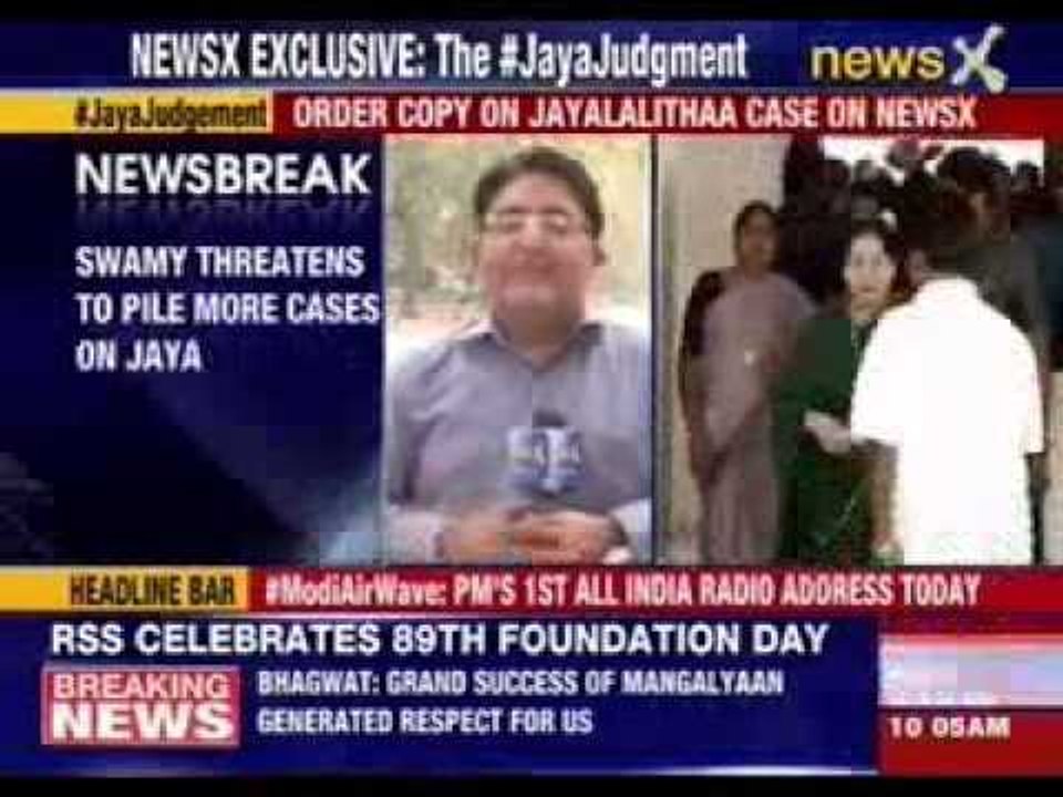 Swamy threartens to pile more cases on Jayalalithaa