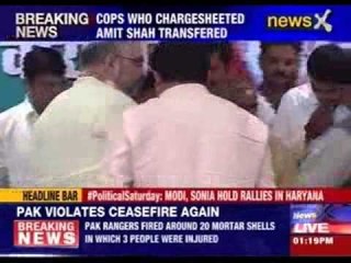 Cops who filed charge sheet against Amit Shah transfered in UP