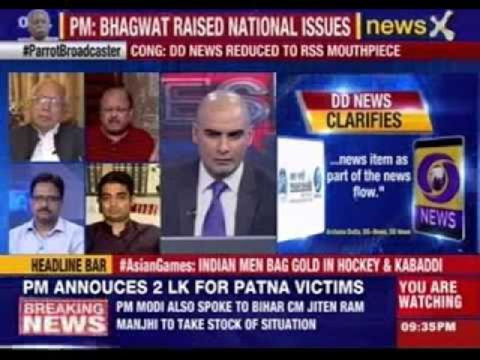 India Debates: Row over RSS, PM’s Dussehra telecast