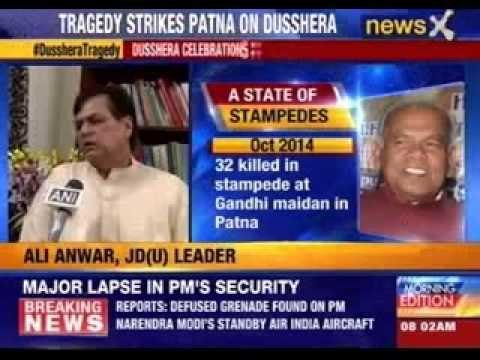 33 killed after Dussehra event; CM Jitan Ram Manjhi announces Rs 3 lakhs compensation