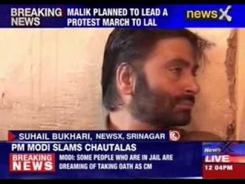 Yasin Malik detained by police in Srinagar