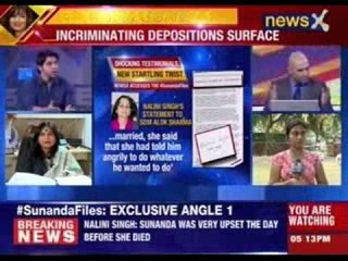 Third big expose by NewsX in Sunanda Pushkar's case