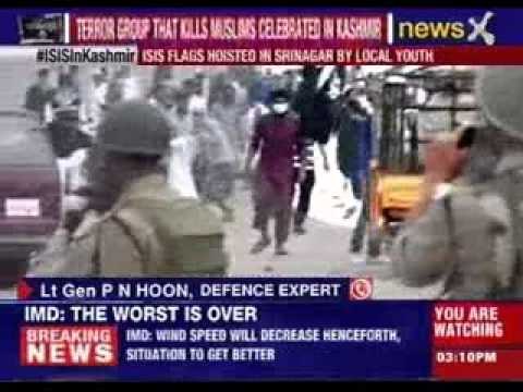 ISIS flags hoisted in Srinagar by local youth