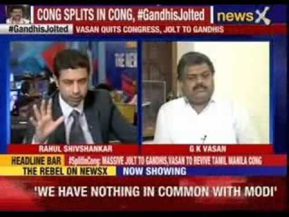 #GandhisJolted: Vasan quits congress, jolt to Gandhis
