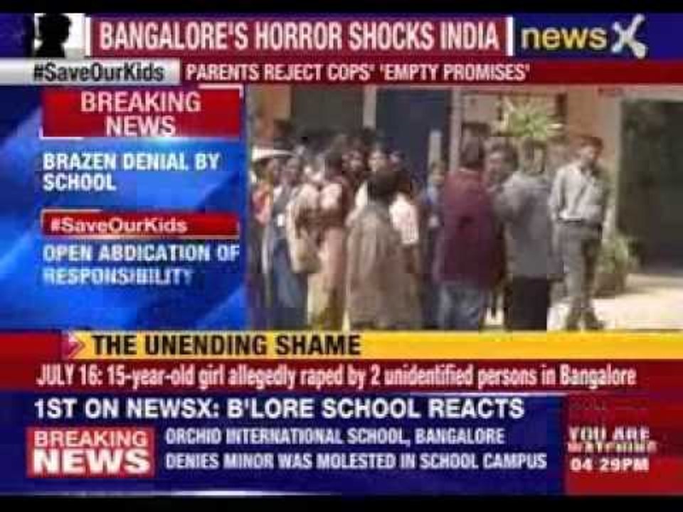 Banglore: Parent meet police commissioner