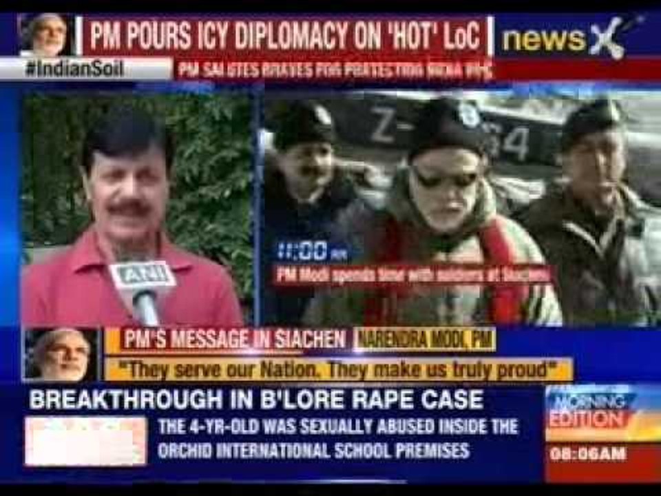 #IndianSoil: PM Narendra Modi celebrates Diwali with jawans in Siachen