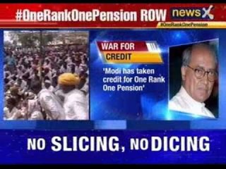 Digvijaya attacks PM over one rank one pension
