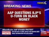 AAP questions BJP's u-turn on black money