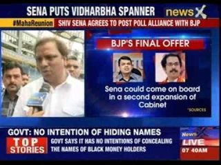 Télécharger la video: Shiv Sena agrees to post poll alliance with BJP