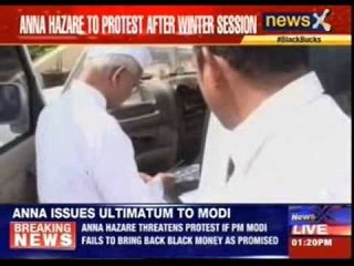 Anna Hazare to protest after winter session