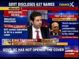 #BlackList: After Supreme Court's RAP,government  discloses 627 names today